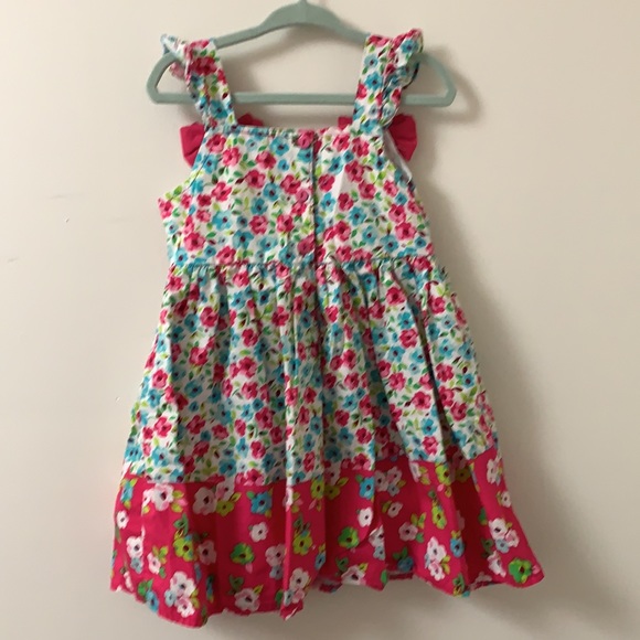 Nannette kids floral ruffled sleeve dress - Picture 2 of 2